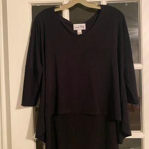 Joseph Ribkoff loose  3/4 sleeve tunic - size 8